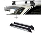 Portasci Silver Ice Estensibile + Portatutto K1 Medium Compatibile Con Per Vw Up! (5 Porte) 11-16