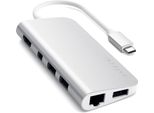 Satechi ST-TCMM8PAS Replicatore Di Porte E Docking Station Per Laptop Cablato Usb 3.2 Gen 1 (3.1 Gen 1) Type-C Argento