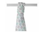 Xkko Bmb Asciugamano In Bambù 90X100 Scandinavo Baby Mint Cross