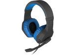 Genesis Genesis Argon 200 Cuffia Cablata Head-Band Gaming Nero, Blu
