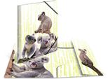 Herma 19958 Herma Cartella Angolare Animali Esotici, A4, Famiglia Koala