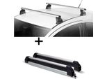 Porta Sci Estensibile Silver Ice + Portapacchi Vdp Evo Alu Compatibile Con Citroen C4 Aircross 5 Porte 2012-2017