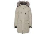 North Bend Nordic Parka Donna Grigio Chiaro Taglia 42
