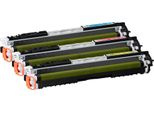 Hp 126A Cmy 3-Pack Lj Toner Cart, CF341A (1,000 / 1,000 / 1,000 Pages)