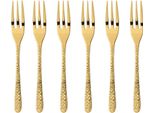 Sambonet Venezia Edelstahl/Pvd Gold Set 6 Kuchengabeln S0200-S00017-S1578 52765GA5