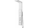 Aqualine Docce - Pannello Doccia Yuki, Con Miscelatore, 210X1450 Mm, Bianco SL290