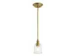 Waverly Lampada A Sospensione In Ottone Naturale 1Xe27 60W Kichler