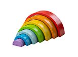 Bigjigs Baby Arcobaleno Pieghevole In Legno Piccolo