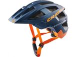 Cratoni Casco Da Bicicletta Mtb Allset Blu/Arancio Opaco