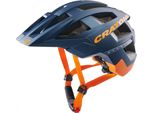 Cratoni Casco Da Bicicletta Mtb Allset Blu/Arancio Opaco
