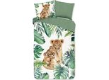 Set Di Biancheria Da Letto Per Bambini Good Morning Jungle 140X200/220 Cm Verde