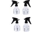 Set Di 4 Flaconi Spray Parrucchiere 250Ml Spruzzatore A Mano Per Capelli Nebulizzatore Flacone Spray Per Piante Pompa Bottiglia Riutilizzabile Nebulizzatore Acqua Flacone Spray Piante Vuoto