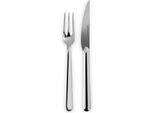 Eva Solo Legio Nova Grillbesteck-Set 8-Tlg., Messer, Gabeln, Hochglanzpolierter Edelstahl, Silberfarben, 551782