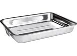 Teglia Da Forno Ibili-Classic, Acciaio Inox, 30X22X6 Cm, Argento