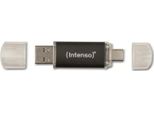Intenso Twist Line - Usb-Flash-Laufwerk - 128GB - Usb 3,2 Gen 1 / USB-C - Anthrazit (3539491)