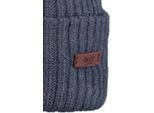 Barts Wilbert Turnup Beanie Uomo Blu Taglia Unica