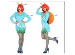 Costume Da Lumaca Atosa Verde XS-S Verde XS-S