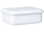 Riess Carrello Spesa Smaltato Con Coperchio 15X11X5Cm Basso Bianco