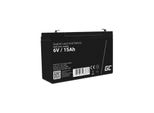 Green Cell AGM40 Ups Battery Sealed Lead Acid (Vrla) 6 V 15 Ah