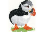 Set Per Punto Croce Heritage Aida "Puffin"", Schema Contato, LFPF1477-A, 6X7Cm"