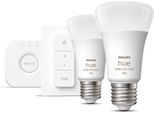Philips Hue White And Color Ambiance Starter Kit Bridge + 2 Lampadine Smart E27 75W+ Dimmer Switch