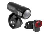 Axa Faro A Batteria Led Compactline 35 Set Usb Incl. Luce Posteriore Compactline, Nero (1 Set)