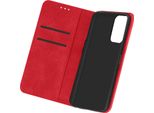 Flip Cover Con Portafoglio, Custodia In Pelle Finta Per Oppo A16 / A16S - Rosso