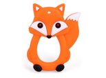 Giligums Teether In Silicone - Volpe, Arancione
