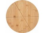 Kinghoff Vassoio Per Pizza In Legno 35Cm 12675