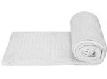 Accogliente Coperta 170 X 210 Cm Copriletto Copriletto Lancio Texture Waffle Pattern Plaid