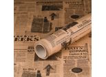 Carta Da Regalo Vintage, Carta Kraft, Carta Per Compleanni, 0,70 X 10 M