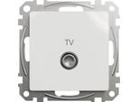 Schneider Electric Tv Connector 4Db, Sedna, White