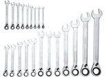 Brilliant Tools Bt 0013221 - Set Di Chiavi Ad Anello A Cricchetto Reversibili 6 - 32