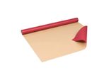 Carta Da Regalo Rossa, 0,70 X 10 M, Carta Kraft - Compleanno & Natale