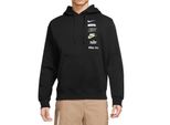 Nike M Nk Club+ Bb Po Felpa Con Cappuccio Uomo Nero S