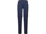Pantaloni Runbold Zip Off Donna - Mammut, Colore:Navy, Taglia:36
