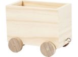 Creativ Company Cc Carrozza Ferroviaria In Legno 9,5X6,5X8 Cm