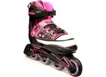Krf Jungle Pattini In Linea Nero, Rosa Eu 29-32 Ragazzi, Ragazze Nero, Rosa Eu 29-32