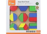Viga - Puzzle Di Legno - Colori E Forme