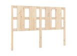 Vidaxl Testiera 125,5X4X100 Cm In Legno Di Pino Massiccio