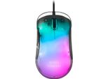 Mars Gaming Mmglow, Mouse Da Gioco Rgb Chroma-Glow, Superficie Lucida, Ultraleggero, 12800 Dpi, Nero