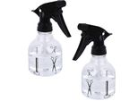 Set Di 2 Flaconi Spray Parrucchiere 250Ml Spruzzatore A Mano Per Capelli Nebulizzatore Flacone Spray Per Piante Pompa Bottiglia Riutilizzabile Nebulizzatore Acqua Flacone Spray Piante Vuoto