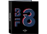 Raccoglitore Ad Anelli Blackfit8 Urban Black Navy Blue A4 (27 X 33 X 6 Cm)