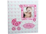 Album Fotografico Per Bambini Con Angoli Baby Buggy Rosa