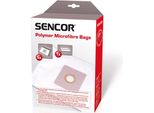 Sencor Sacchetti Per Aspirapolvere, Microfibra, Monouso, 5 Sacchetti E 1 Microfiltro, Trattamento Antibatterico, Per Aspirapolvere Svc 770