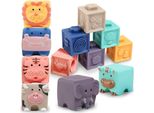 Gioco Da Colorare Giocattolo Educativo Sensoriale Blocchi Di Quercia Con Animali Apprendimento Ludico Per Bambini Dai 3 Anni In Su