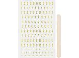 Heyda 203780920 Rubsticker Zahlen Go