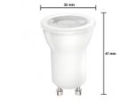 Spectrum Led Lampadina MR11 Riflettore 4W GU10 350Lm Luce Diurna 6000K Bianco Freddo 45°