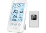 Stazione Meteorologica Digitale Sencor Sws 3000 W Bianco Lcd Ca/Batteria