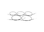 Set Di Cavi Bowden Neri Per ZüNdapp Zd 30 446-20 (Da 9744037) / Zd 30 446-201 / Zd 10 446-210 (Da 9744037) / Zd 10 446-211
